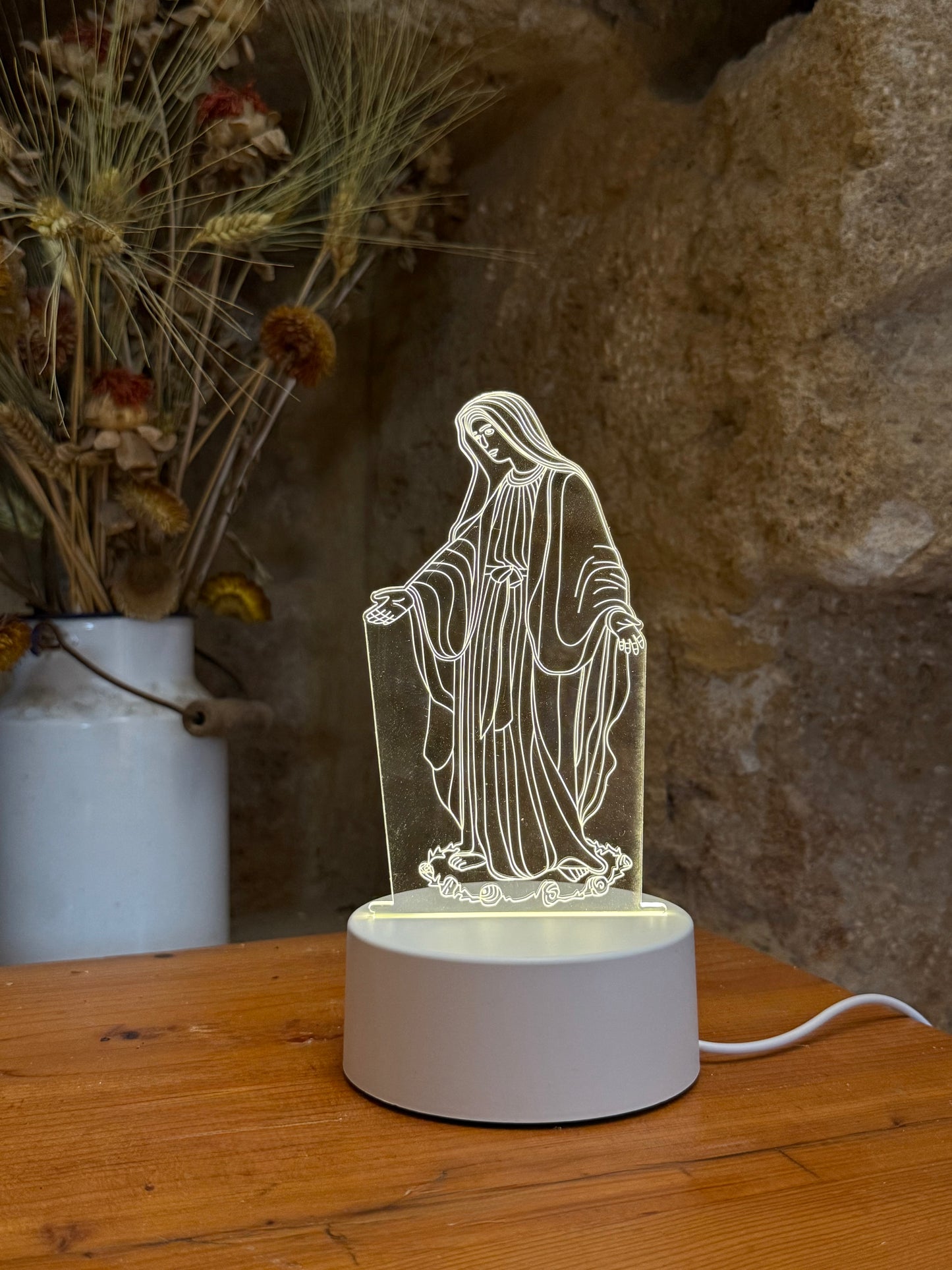 Virgin Mary Night Light