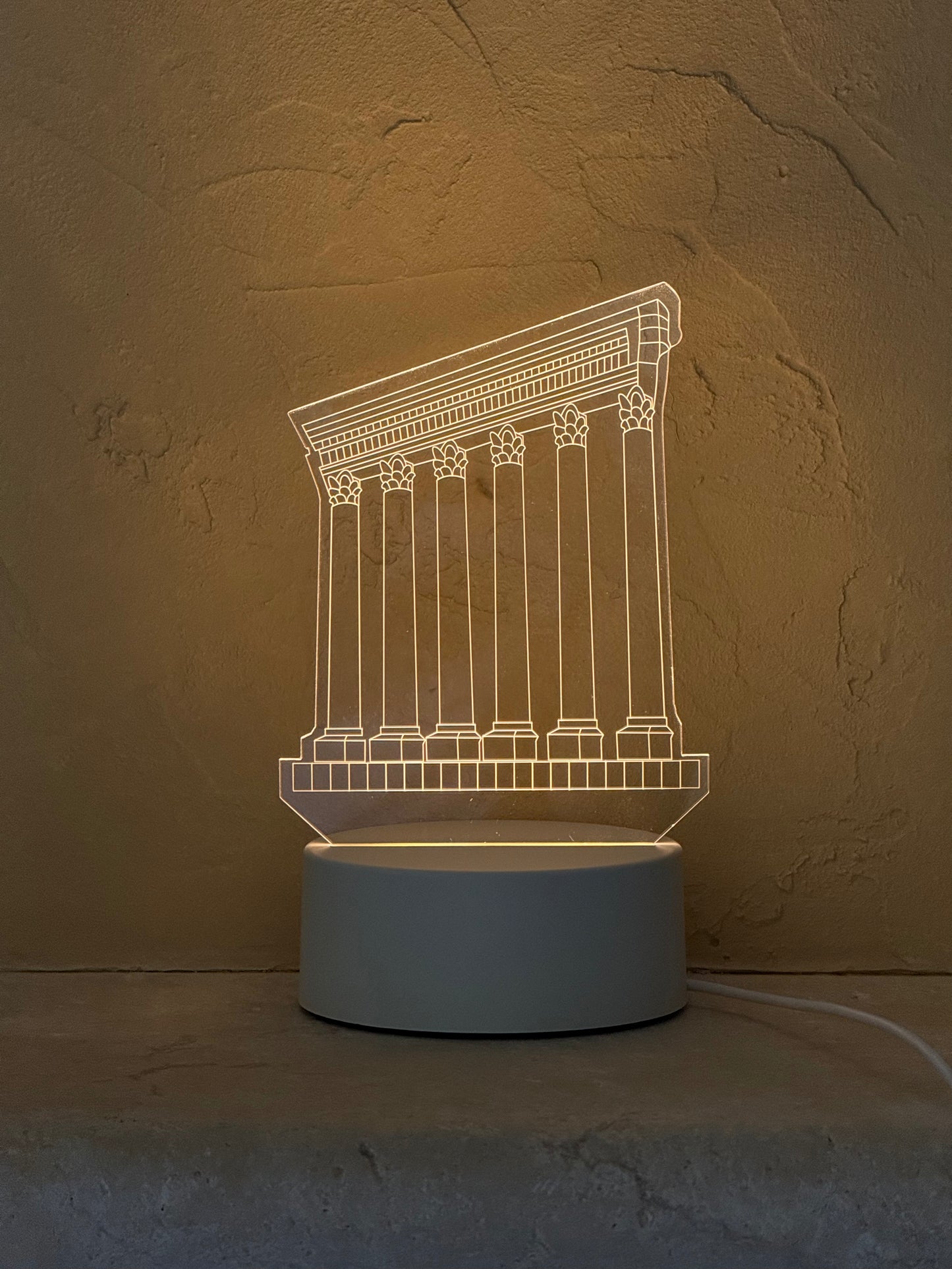 Baalbeck Roman Ruins Night Light