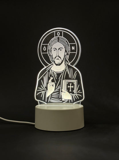 Byzantine Christ - Ruler Of All Night Light
