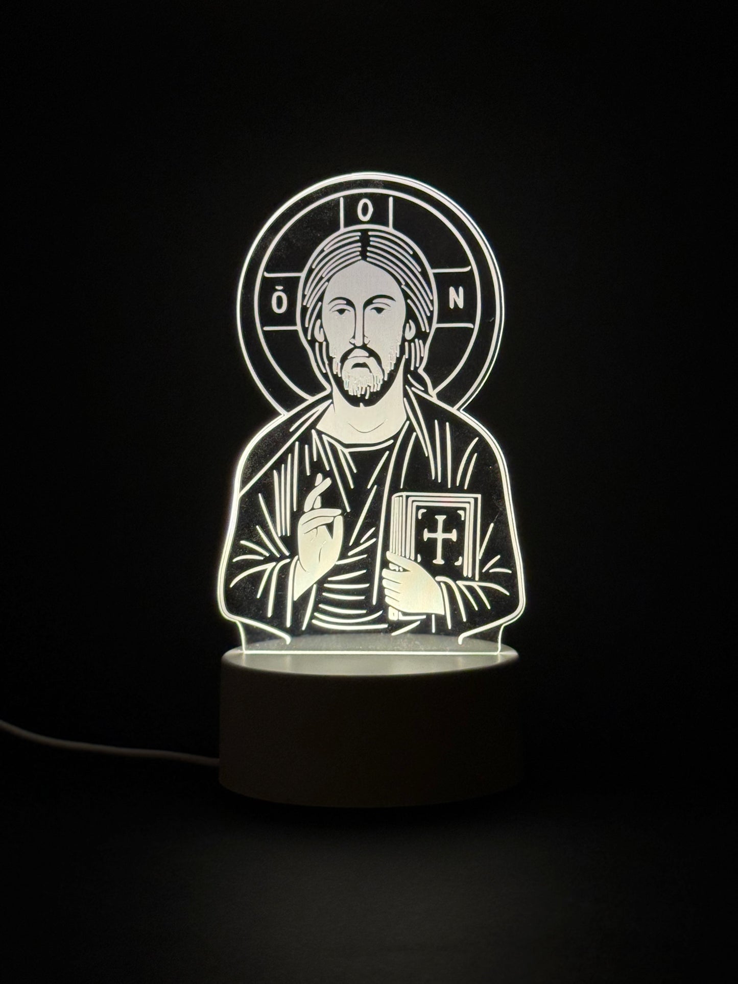 Byzantine Christ - Ruler Of All Night Light