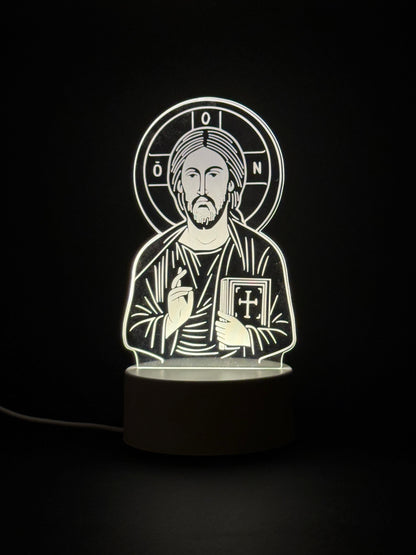 Byzantine Christ - Ruler Of All Night Light