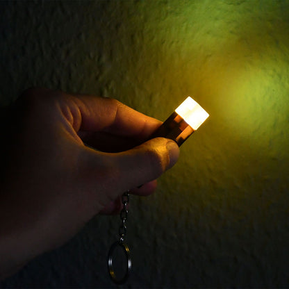 Minecraft Torch Keychain