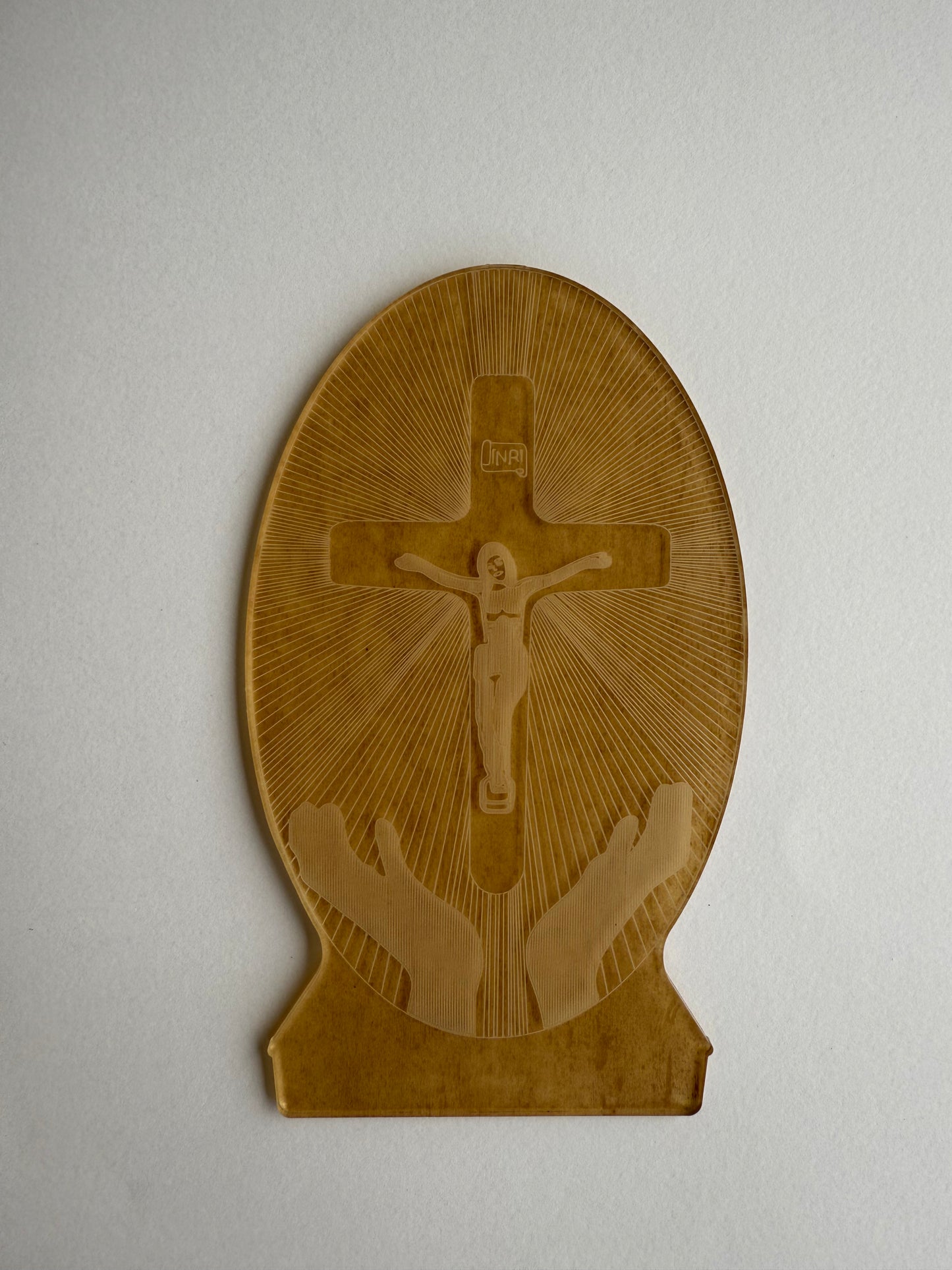 Jesus Crucifix Acrylic Plate