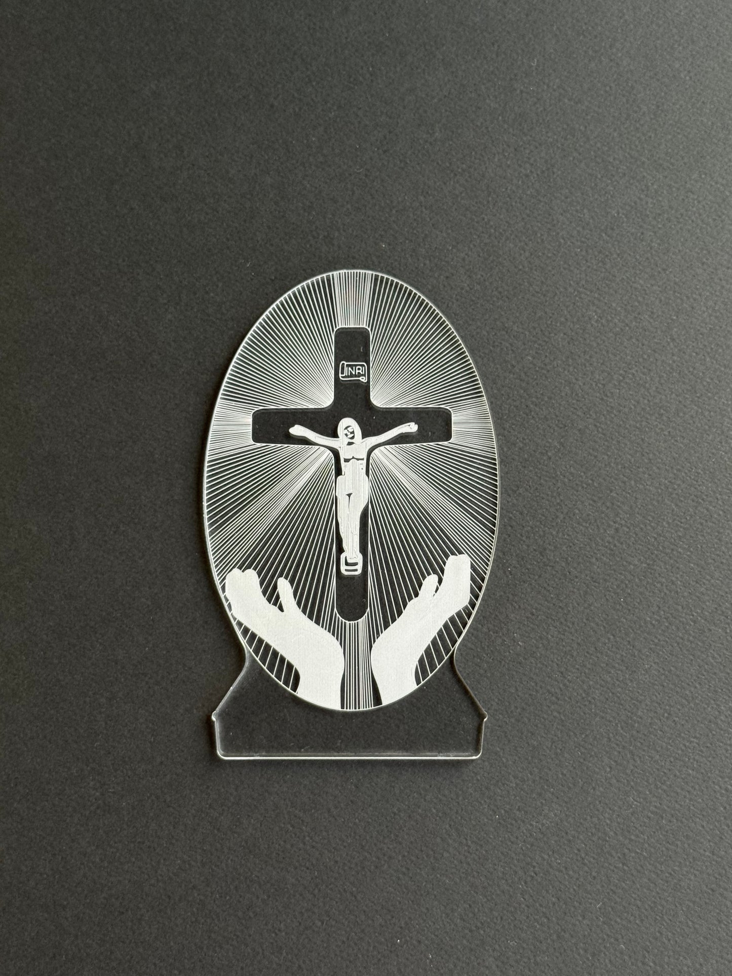 Jesus Crucifix Acrylic Plate