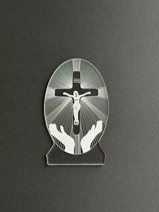 Jesus Crucifix Acrylic Plate