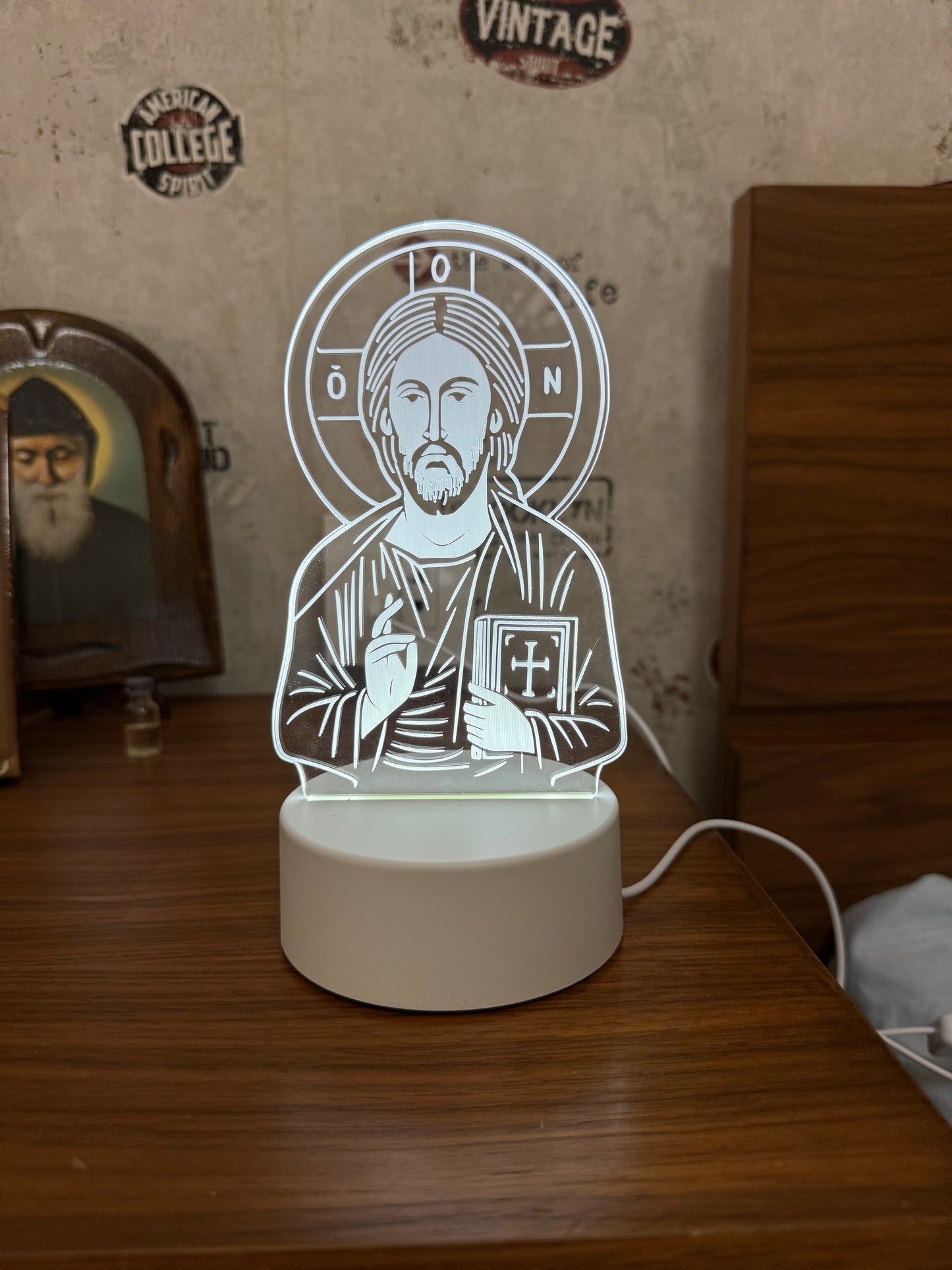 Byzantine Christ - Ruler Of All Night Light