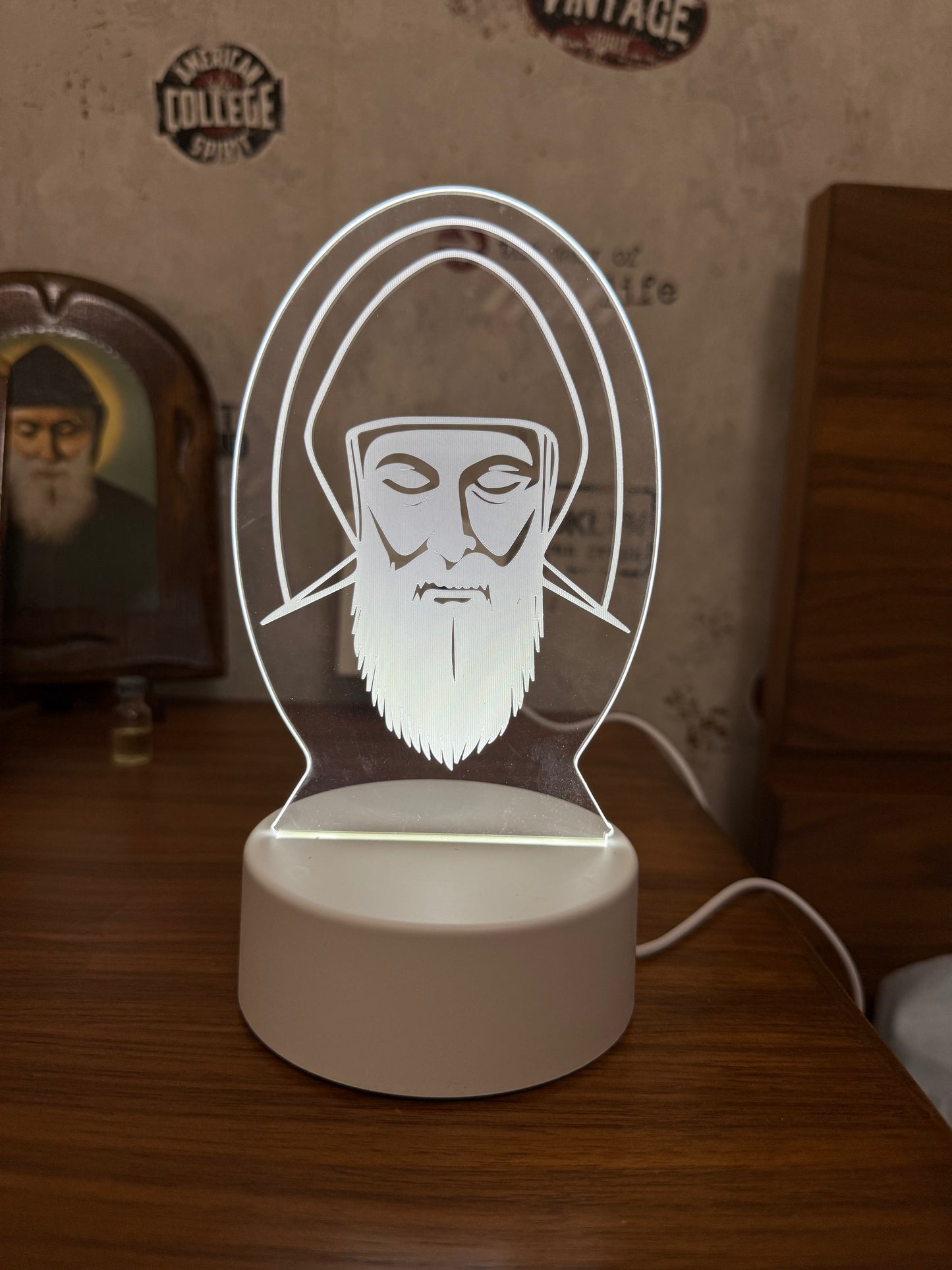 Saint Charbel Night Light