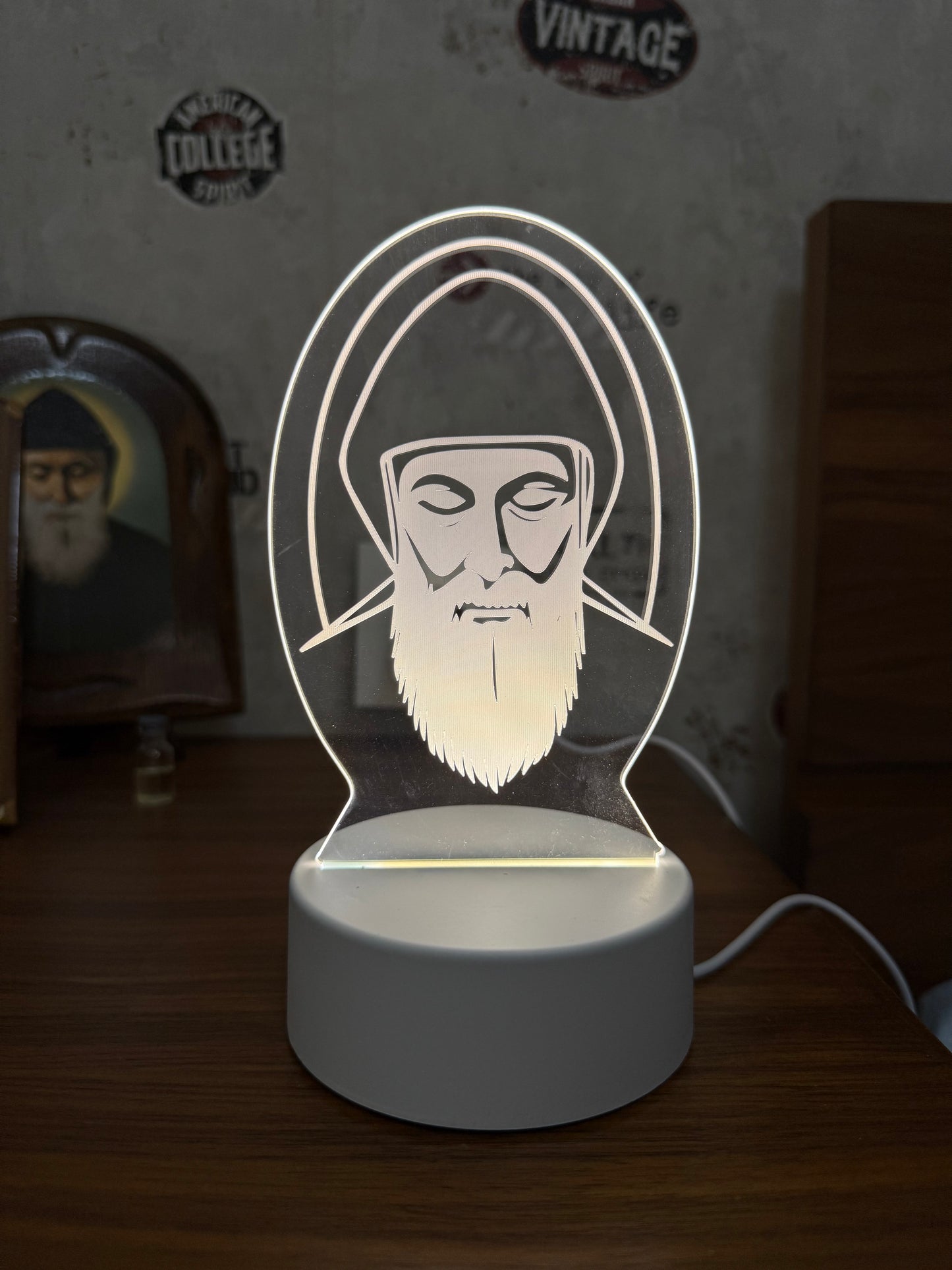 Saint Charbel Night Light