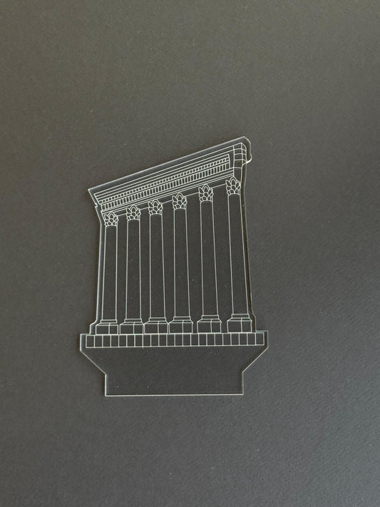 Baalbeck Roman Runis Acrylic Plate