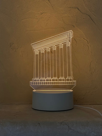 Baalbeck Roman Ruins Night Light
