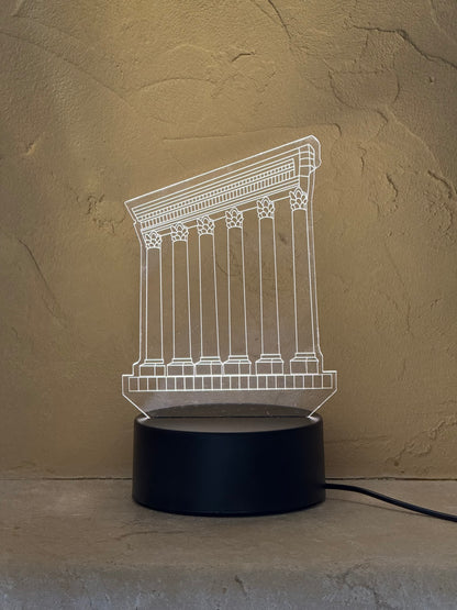 Baalbeck Roman Ruins Night Light