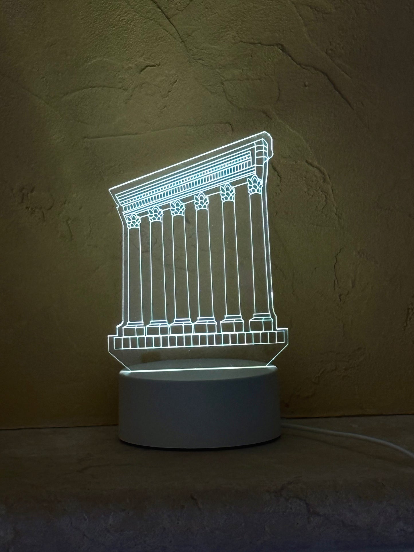 Baalbeck Roman Ruins Night Light
