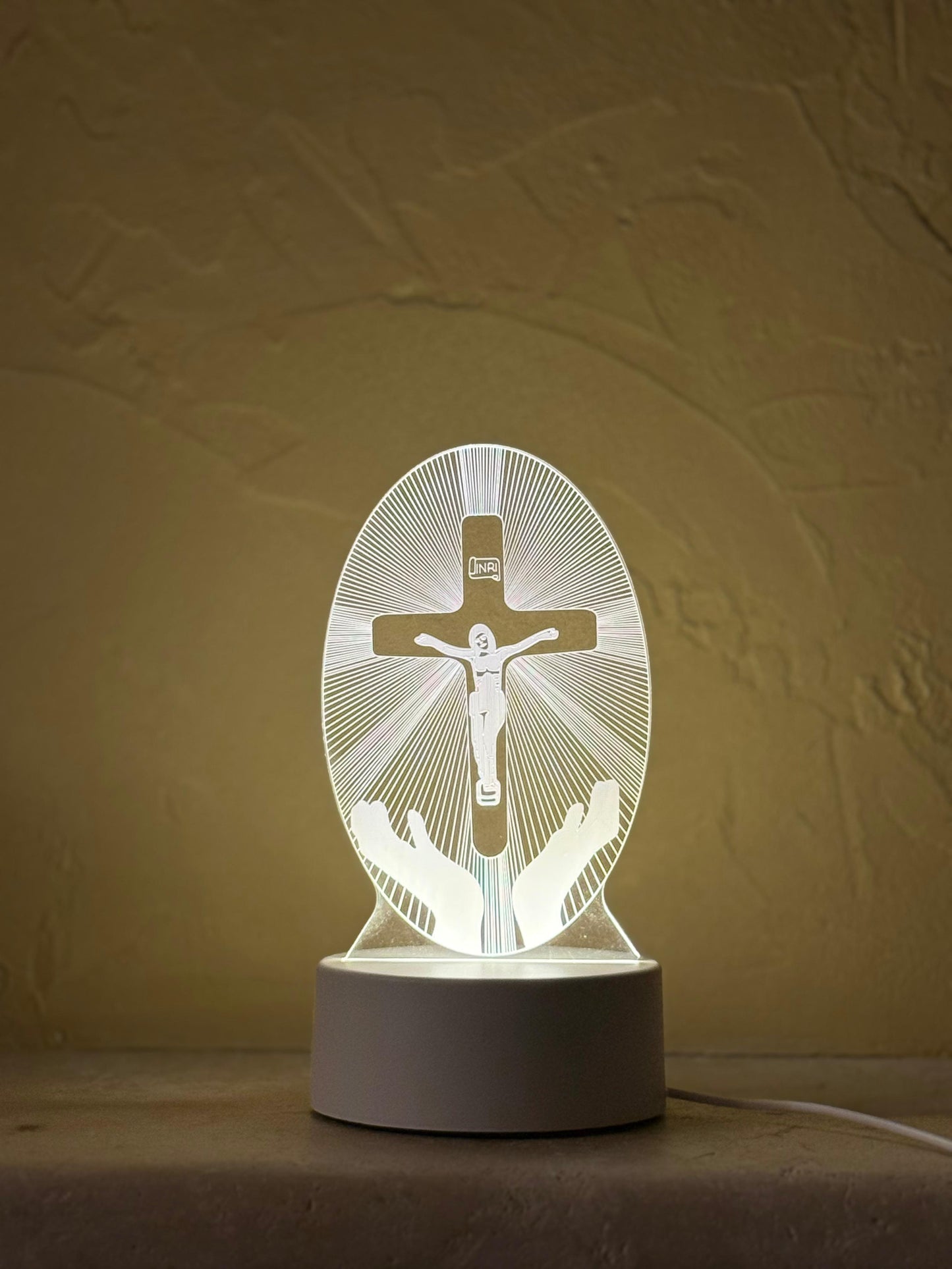 Jesus Crucifix Night Light
