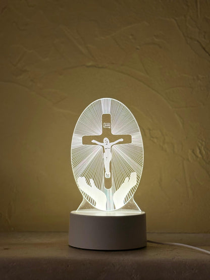 Jesus Crucifix Night Light