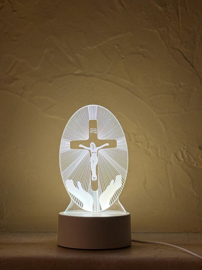 Jesus Crucifix Night Light