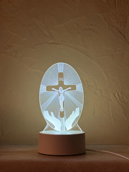 Jesus Crucifix Night Light